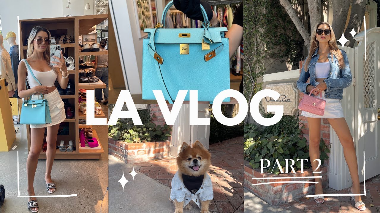 LA SUMMER VLOG | Melrose, The Grove, & Rodeo Dr Beverly Hills 🌴