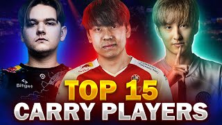 TOP15 Carry Players with their TOP1 Play in Dota 2 History