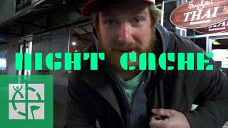 Nighttime urban Geocaching vlog || Victoria BC