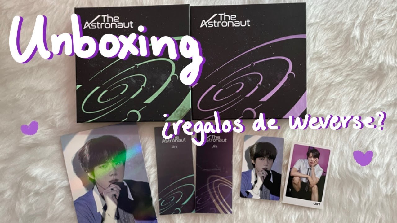 THE ASTRONAUT - JIN UNBOXING (ENGLISH SUBTITLES) - YouTube