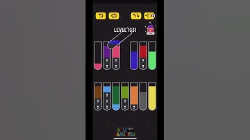 Water Sort puzzle level 1331 | AYU Gamester #shorts