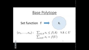 Deeparnab Chakrabarty: Provable Submodular Function Minimization via Fujishige Wolfe Algorithm