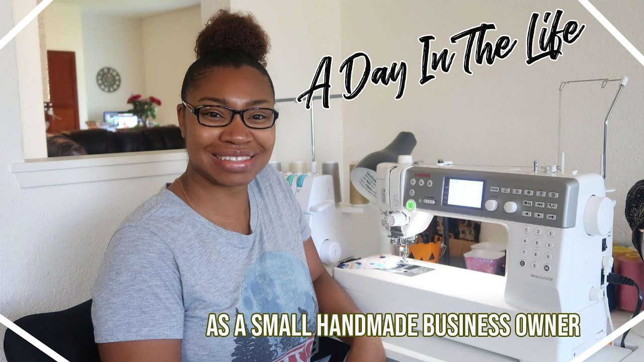 Day In The Life as a Small Handmade Business Owner | Vlog - YouTube