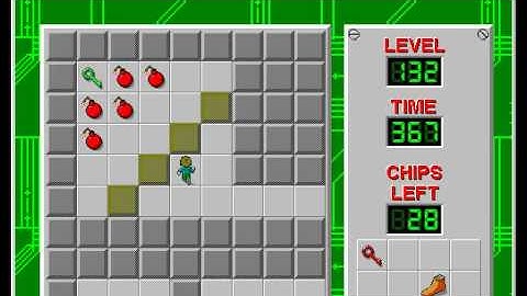 CCLP3 level 132 solution - 339 seconds