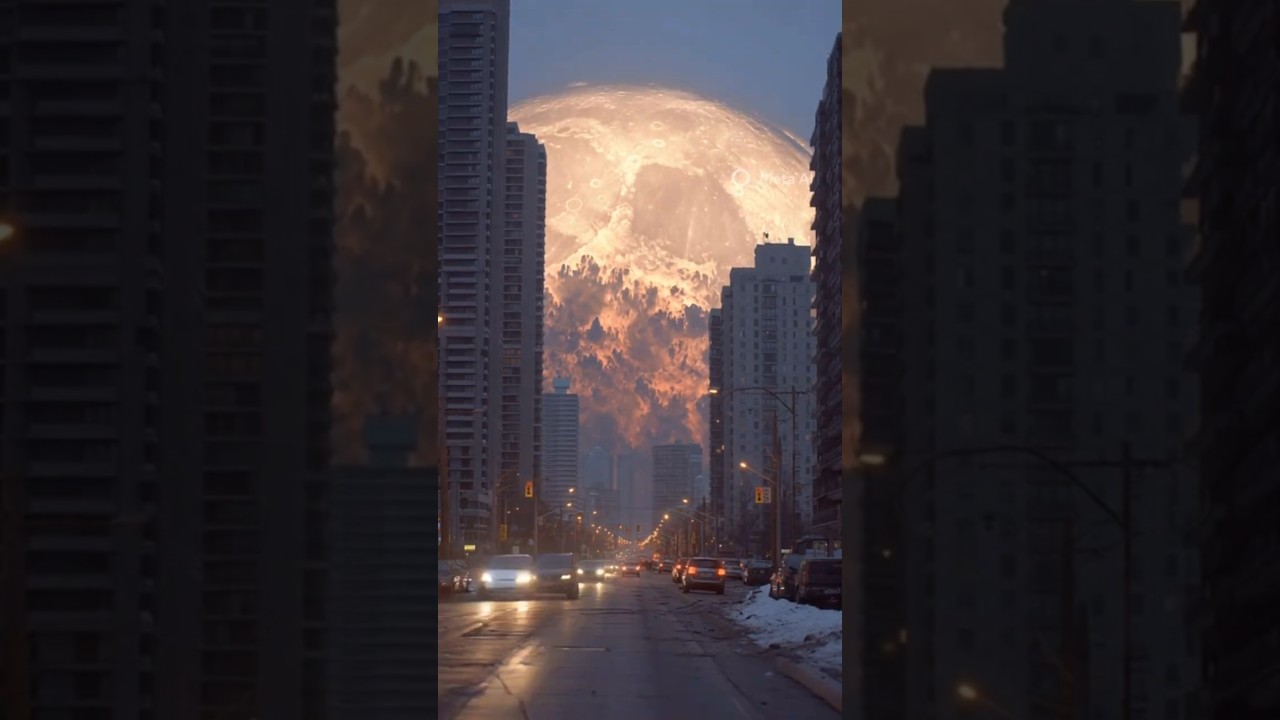 What Happens If The Moon Hits Earth? | Realistic Disaster Animation 🔥😱 