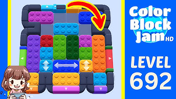 Color Block Jam Level 692 Solution Walkthrough