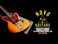 Peach Picks! Novo Nucleus Serus J | Amber - Tortoise Shell Pickguard | SN: 23693