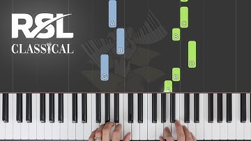 Vignette No. 1 / RSL (Rockshool) Classical Piano Debut Grade / Synthesia Piano tutorial