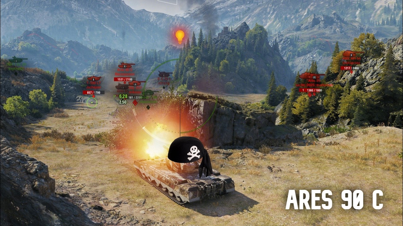 Ares 90 C : Mountain Pass - World of Tanks.