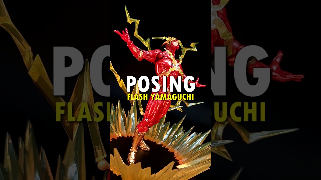 Posing Flash Amazing Yamaguchi #flash #dc #actionfigures #toys #figure #juguetes