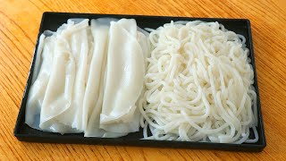 Complete works of homemade rice noodles: 2 recipes in detail