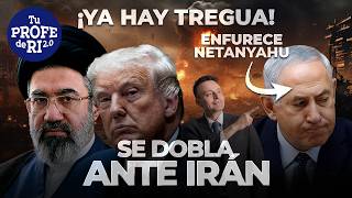 1RÁN Y TRUMP ANUNCIAN TREGUA. EEUU PIERDE BASES, QUITA SANCIONES Y OTORGA DINERO. NETANYAHU FURIOSO