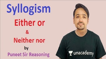 Syllogism Either or & possibility concept by puneet sir