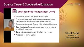 Faculty Of Science - Science Career Cooperative Education