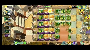 Pyramid of doom level 186 ! Pvz2 plants vs zombies 2 