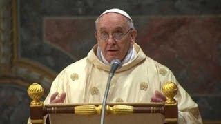 Pope Francis' first Mass as Pontiff  in full