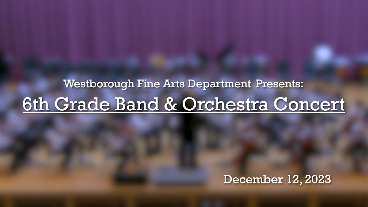6th Grade Band & Orchestra | Mill Pond | December 12, 2023 - YouTube