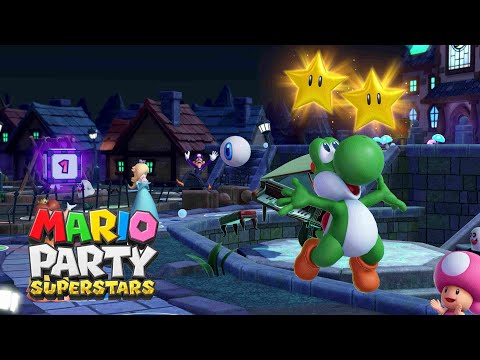 Mario Party Superstars Walkthrough - Horror Land - 4K 60FPS Gameplay Nintendo Switch