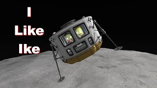 Recreating my first landing and return mission on Duna's moon Ike