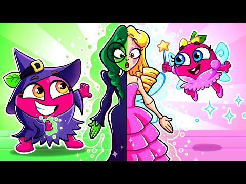 Pink Fairy or Green Witch ✨My Doll Come to Life! Kids Songs & Nursery Rhymes | Pit & Penny Tales 🥑
