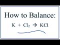 Balancing Chemical Equations Steps