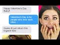 FUNNIEST BOYFRIEND - GIRLFRIEND TEXTS on valentines day!