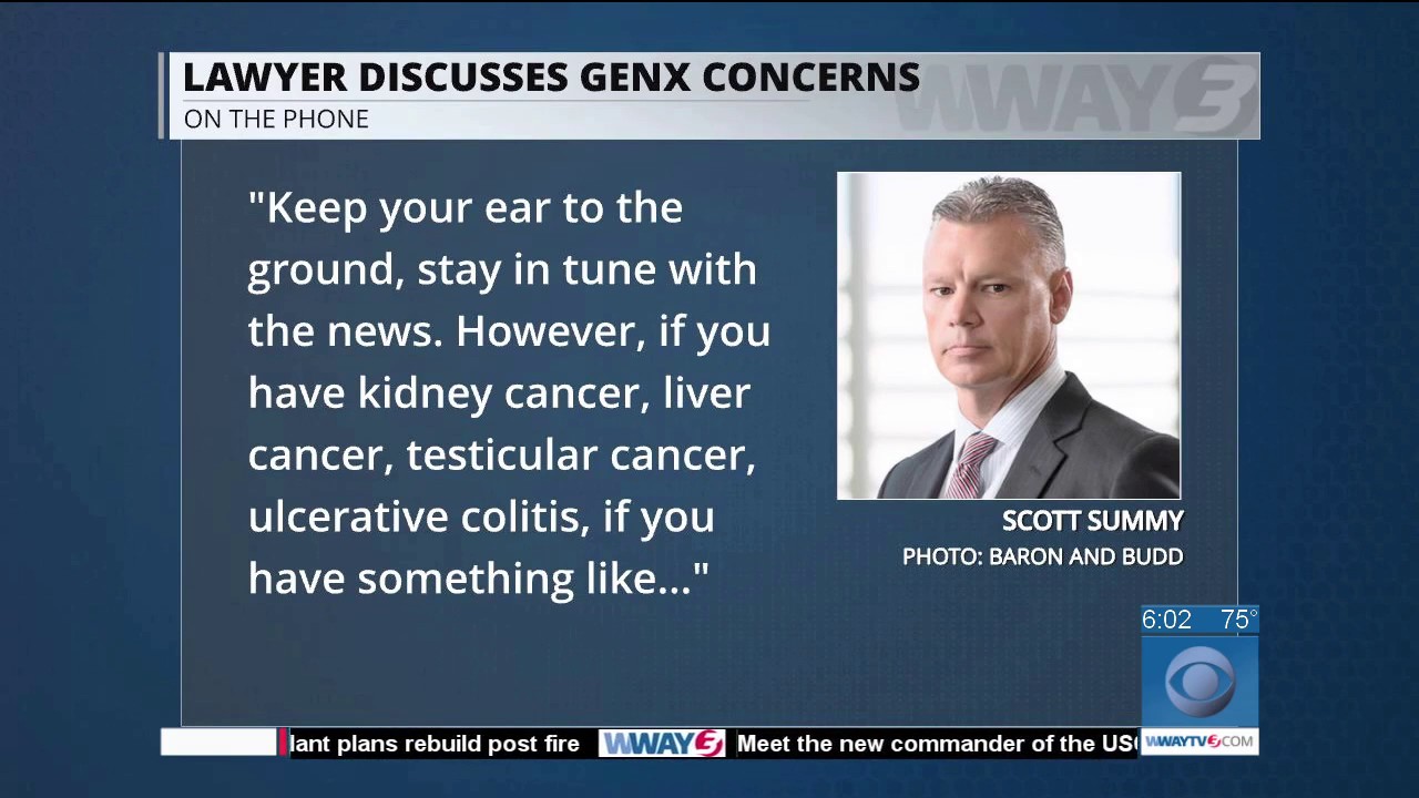 Attorney gives insight about GenX concerns