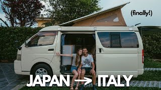 Our Japanese Campervan Arrived in Italy! | Renovations for Family Van Life!