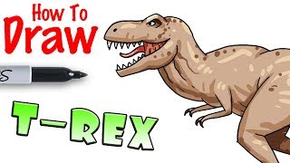 How to Draw a T-Rex