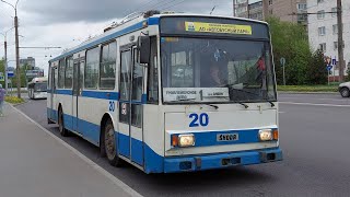 Последние в России чешские троллейбусы Škoda14Tr