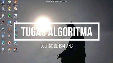 Tugas6 Algoritma ( Cara membuat program dengan menggunakan Metode Looping Bersarang )