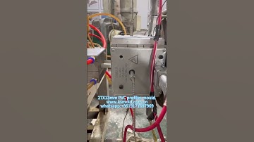 27X13mm PVC profiles extrusion mold tool mould debugging