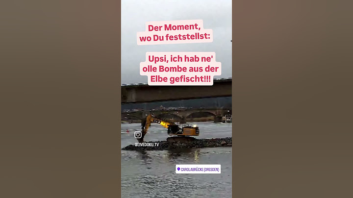 Bomben-Fundstück! #dresden #carolabrücke #elbe #bombe #weltkriegsbombe #evakuierung #entschärfung