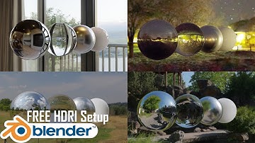How to setup an HDRI Environment in Blender 2.9