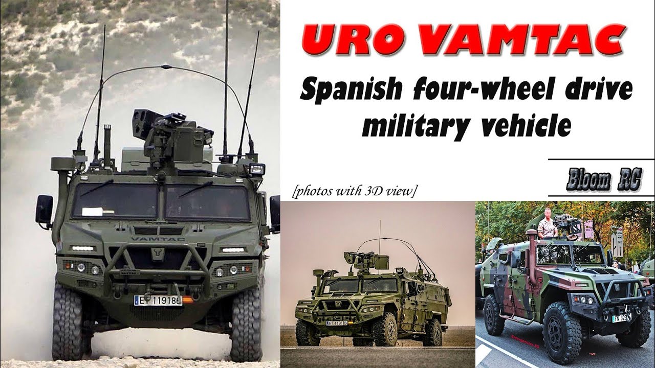 Spanish URO VAMTAC Military Truck (3D View)     