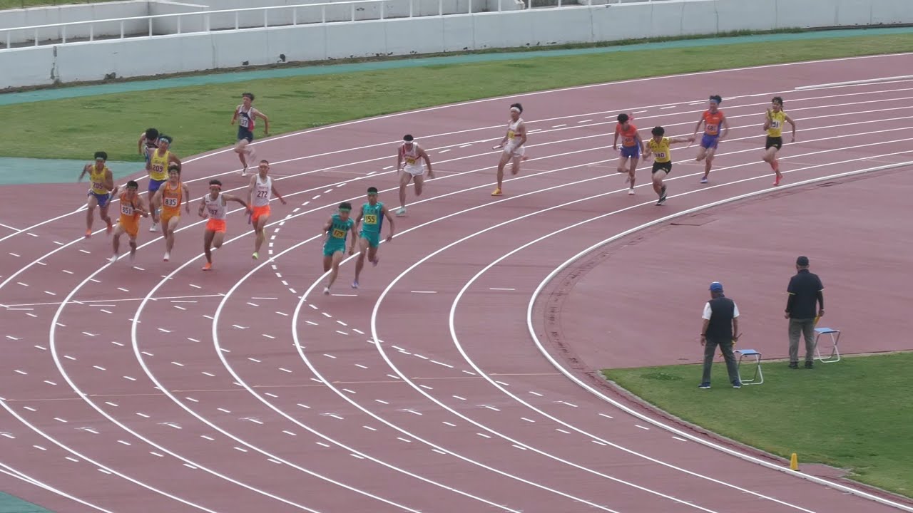 男子4x100mR準決勝1組 千葉県高校総体2025
