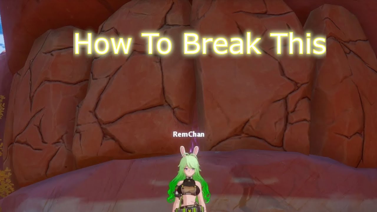 Tower Of Fantasy How to destroy Rock -  aryo gmr