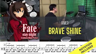 Fate/Stay Night OP2 (FULL)| Aimer| Brave Shine| Drum Cover| Raymond Goh
