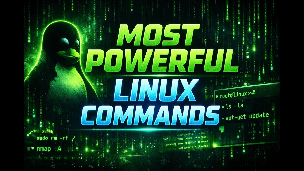 Linux Commands Hackers Use Daily | Beginner to Pro Guide - YouTube