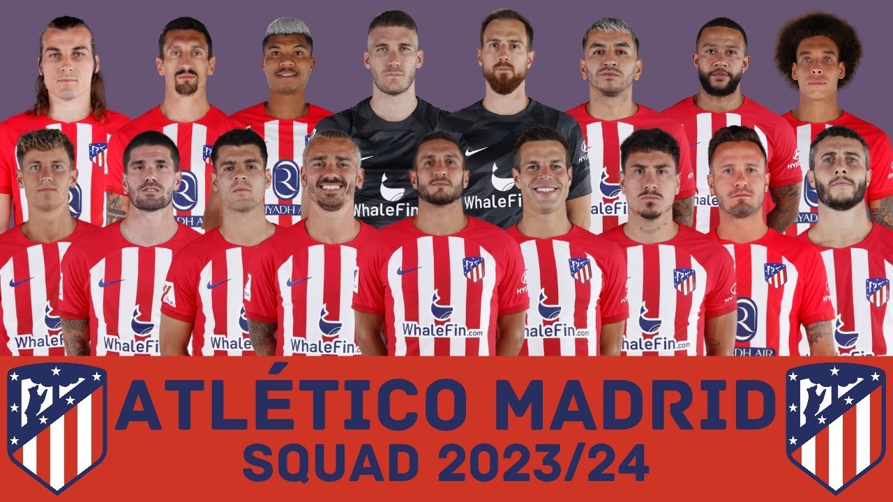 Plantilla atletico de madrid 2023/24