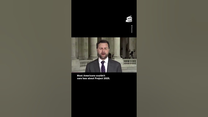 Donald Trump's VP Pick, J.D. Vance, Praises Project 2025