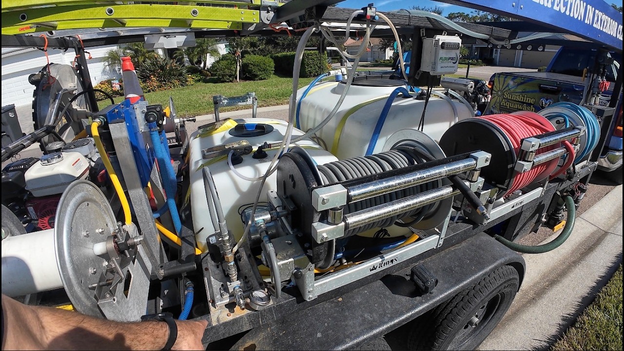 Inside My Pressure Washing Trailer | Veteran-Owned Sunshine AquaWash Setup Walkthrough