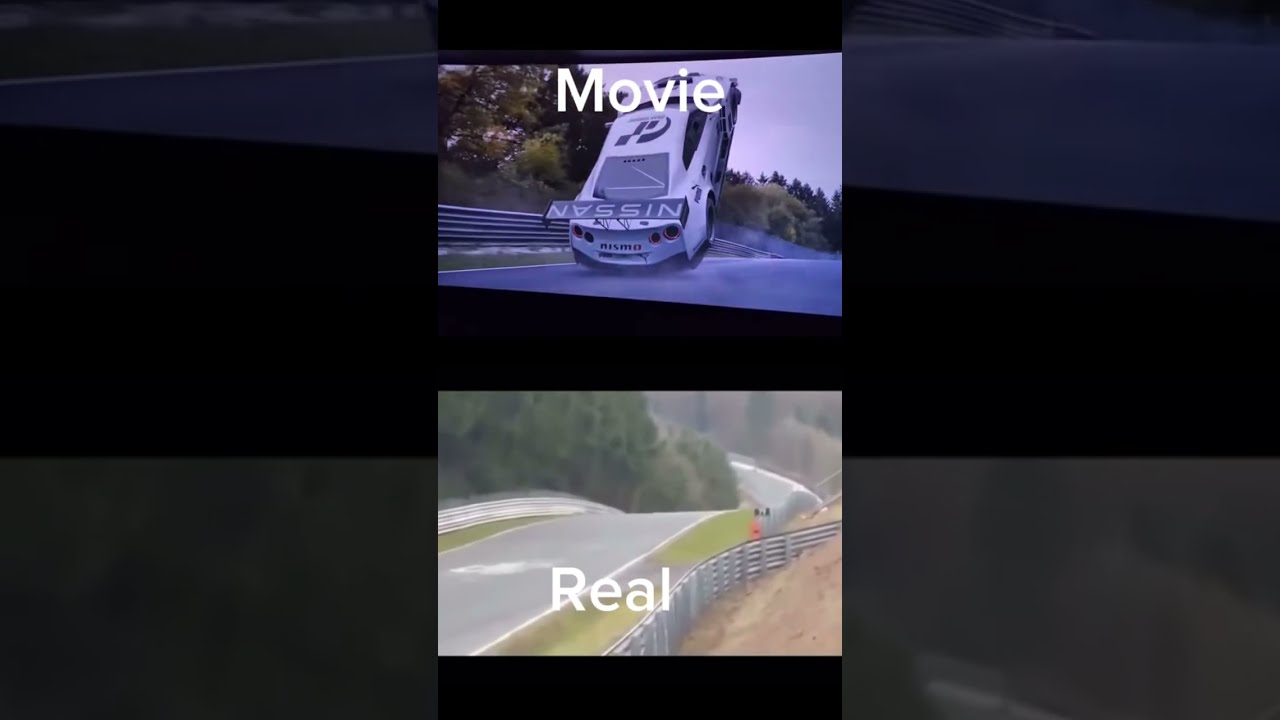 Movie Vs Real Gran Turismo Crash