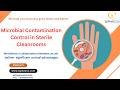#459 SIPHACOS Microbial Contamination Control in Sterile Cleanrooms