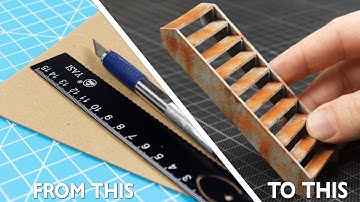 How to Make Cardboard Stairs for Warhammer 40K, Necromunda and Kill Team