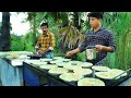How To Make Layered Soft Parotta / Kerala Paratta / Village Food Recipe