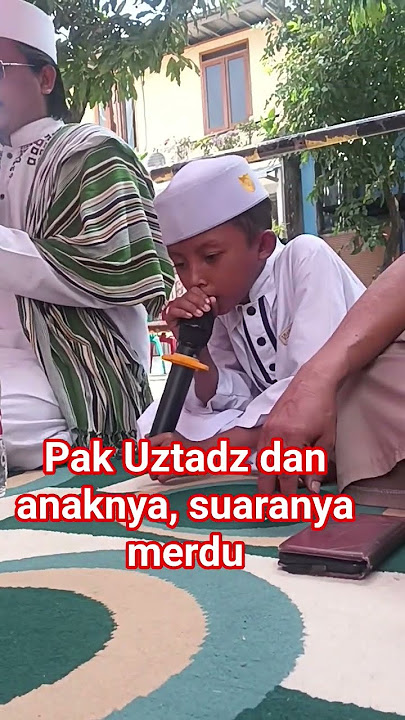 Mr. Uztadz and his son have very melodious voices #melodiousvoices #prayers #religiousreligion #p...