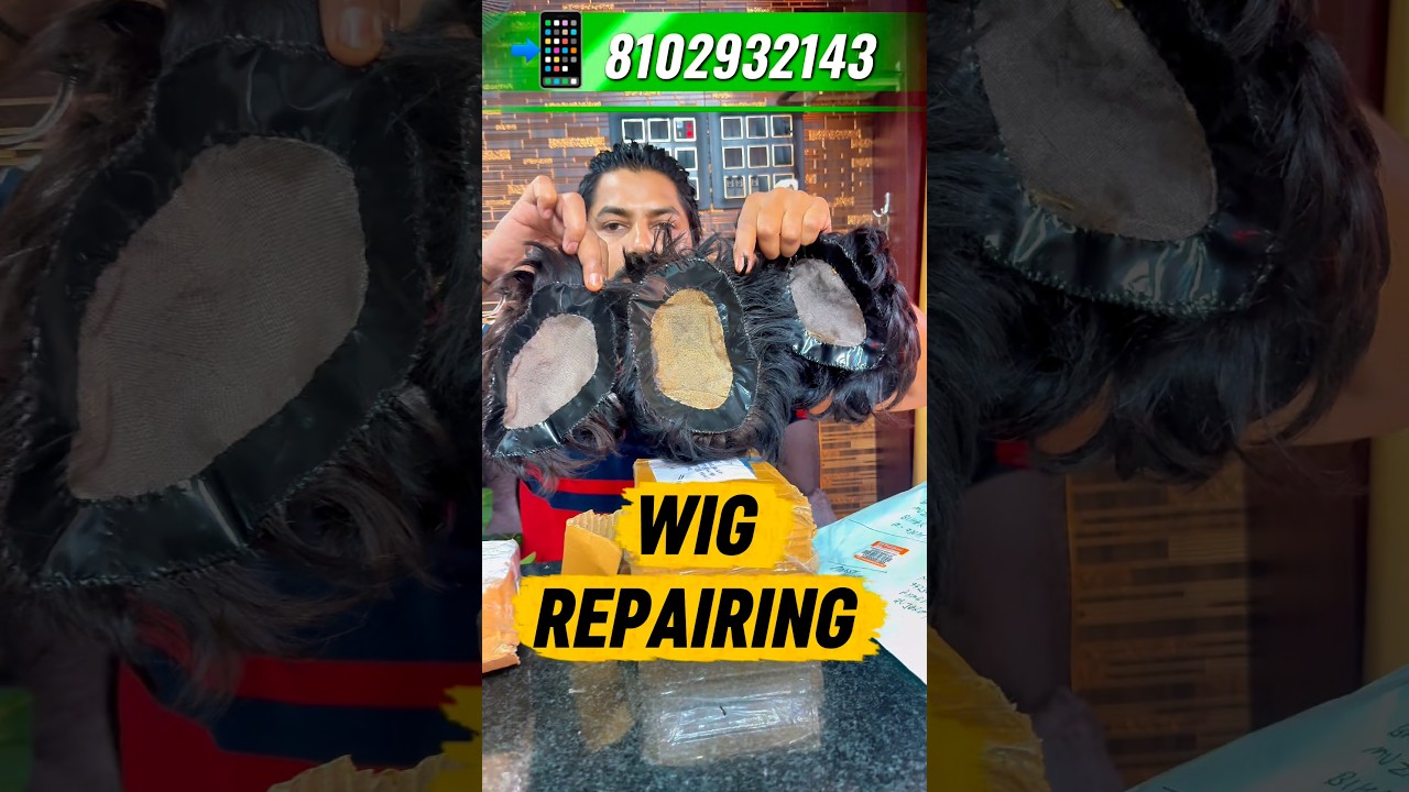 YouTube Se Mile 3 Hair Patch Orders 😍 All India Wig Repairing Service #wigrepairing #wigshop #wig