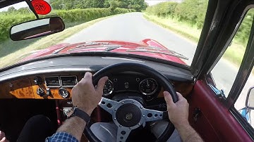 1973 MGB GT V8 - POV Test Drive | Great Sound & Fully Restored