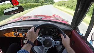 1973 MGB GT V8 Show Condition - POV Test Drive | Great Sound & Fully Restored